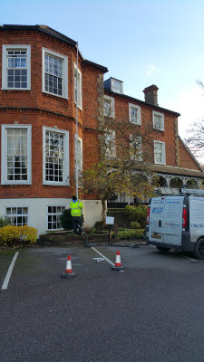 Blocked gutters cleared in East Sussex